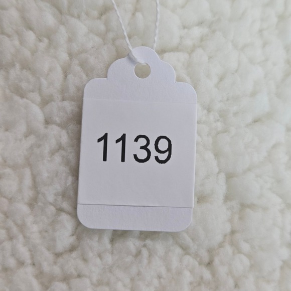 Gap Denim Sherpa Trucker Jacket Women's L Medium Wash Faux Shearling Lined - Picture 13 of 13